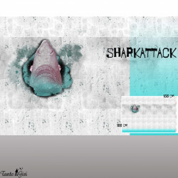 Bio Summersweat Lillestoff - Shark Panel